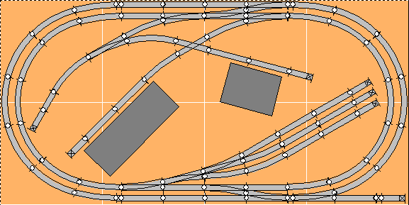 2x4' double-track plan