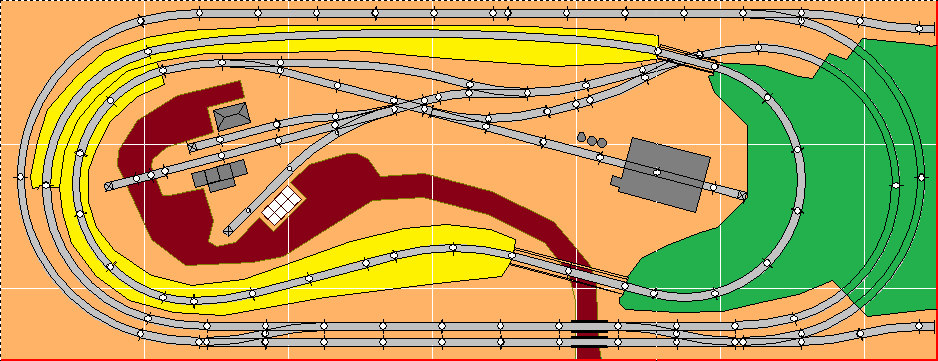 Twice-around plus oval on a door